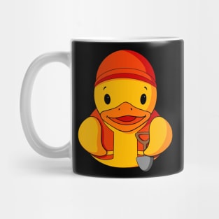 Road Construction Rubber Duck Mug